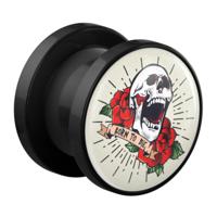 Tunnel met Vintage Tattoo Design Acryl Tunnels & Plugs