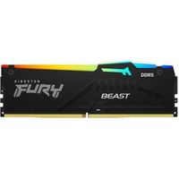 Kingston Technology FURY Beast RGB geheugenmodule 32 GB 1 x 32 GB DDR5 5600 MHz - thumbnail