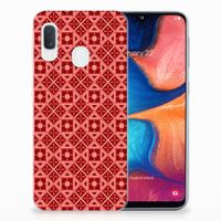 Samsung Galaxy A20e TPU bumper Batik Rood