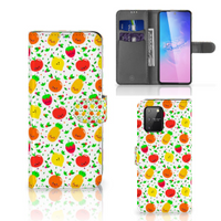 Samsung S10 Lite Book Cover Fruits - thumbnail