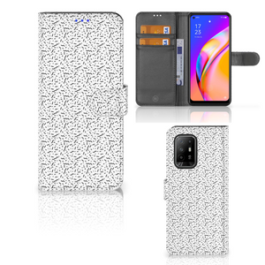 OPPO Reno5 Z | A94 5G Telefoon Hoesje Stripes Dots