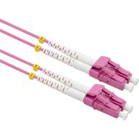 VALUE F.O. Kabel 50/125µm OM4, LC/LC, low-Loss connector , violet, 3 m - thumbnail