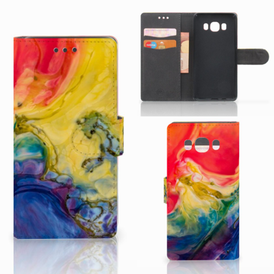 Hoesje Samsung Galaxy J5 2016 Watercolor Dark Hoesje Samsung Galaxy J5 2016 Watercolor Dark