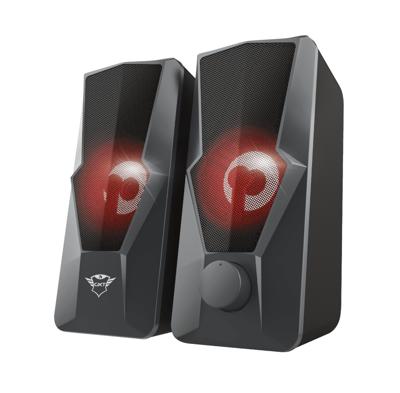 Trust GXT610 ARGUS LED 2.0 SPEAKER SET PC speaker Zwart Trust GXT610 ARGUS LED 2.0 SPEAKER SET PC speaker Zwart