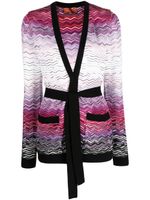 Missoni cardigan en maille chevrons - Noir