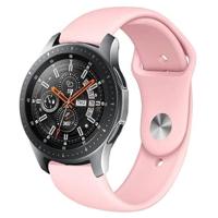 By Qubix - Compatible met Garmin Venu 2 / Garmin Venu 3 - Rubberen sportband -Roze - Compatible Garmin bandje - Bandbreedte: 22mm