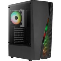 Aerocool Wave-G-BK-v3 tower behuizing USB-A 2.0, 2x USB-A 3.2 (5 Gbit/s), 2x Audio, Window-kit - thumbnail