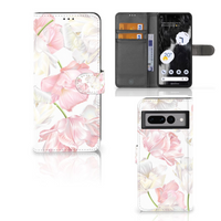 Google Pixel 7 Pro Hoesje Lovely Flowers - thumbnail