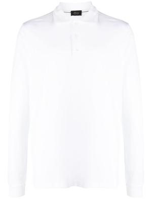 Brioni Katoenen poloshirt - Wit