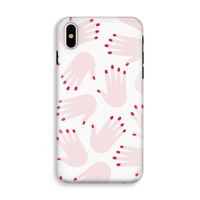 Hands pink: iPhone XS Tough Case - thumbnail