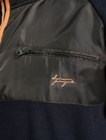 Denim Project / trui Combined Half Zip Fleece in blauw