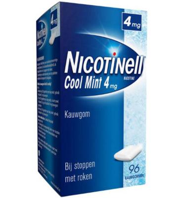 Nicotinell Kauwgom Cool Mint 4 Mg (96st) Nicotinell Kauwgom Cool Mint 4 Mg (96st)