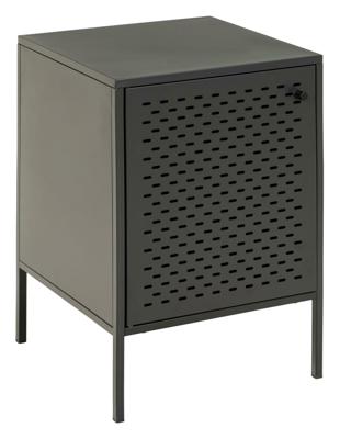 Bendt Nachtkastje 'Lua' zwart metaal, 40 x 60cm