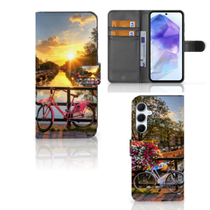 Samsung Galaxy A55 Flip Cover Amsterdamse Grachten