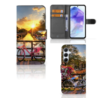 Samsung Galaxy A55 Flip Cover Amsterdamse Grachten - thumbnail