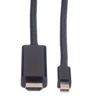 VALUE 11.99.5795 video kabel adapter 1 m Mini DisplayPort Zwart - thumbnail