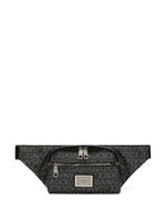 Dolce & Gabbana sac banane à logo en jacquard - Noir