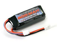 FTX Outback Mini X 2.0 7.4V 600mAh 2S Lipo accu