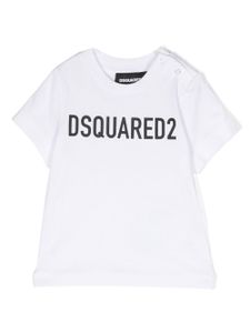 DSQUARED2 KIDS t-shirt en coton à logo imprimé - Blanc