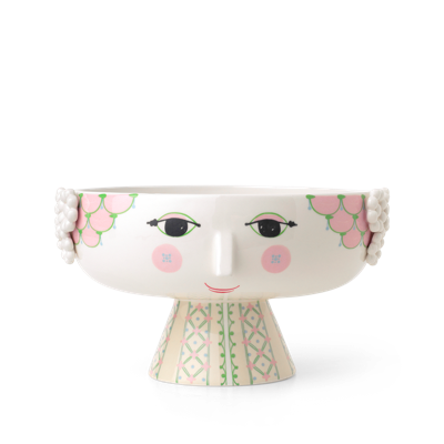 Bjørn Wiinblad - Eve bowl on foot Ø 24 cm - Soft Pink (54043)