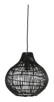 Light & Living Hanglamp Pacino Rotan - Zwart