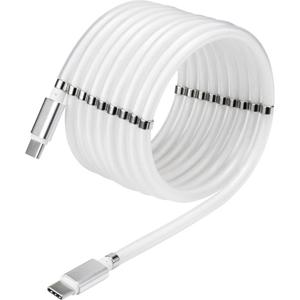 Renkforce USB-kabel USB 2.0 USB-C stekker, USB-C stekker 2.00 m Wit Vergulde steekcontacten TO-6886785