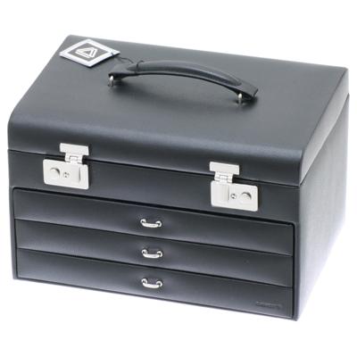 Davidt’s Grote Sieradendoos met 3 Lades Euclide Zwart