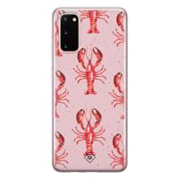 Samsung Galaxy S20 siliconen telefoonhoesje - Lobster all the way