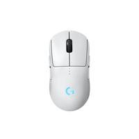 Logitech G PRO 2 LIGHTSPEED draadloze gamingmuis, rechts- of linkshandige muis met tot 4 aanpasbare en schakelbare magnetische zijknoppen, 44K DPI-sensor, USB-C opladen, voor pc/Mac - Wit