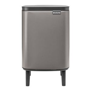 Brabantia Bo Hi Afvalemmer 7 L - Platinum