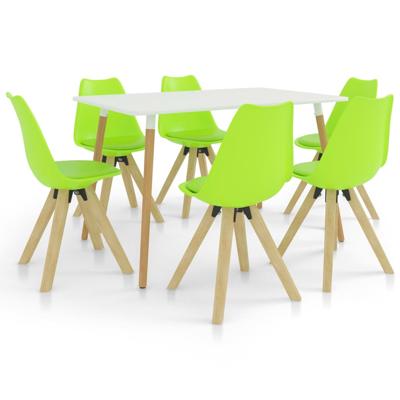 vidaXL 7-delige Eethoek groen vidaXL 7-delige Eethoek groen