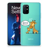 OnePlus 8T Telefoonhoesje met Naam Giraffe