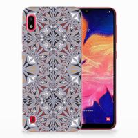 Samsung Galaxy A10 TPU Siliconen Hoesje Flower Tiles