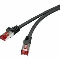 Renkforce RF-4965870 RJ45 Netwerkkabel, patchkabel CAT 6 S/FTP 30.00 m Zwart Snagless, Vergulde steekcontacten, Vlambestendig 1 stuk(s)