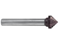 Exact 72455 Freesstift Hardmetaal Kegel Lengte 57 mm Schachtdiameter 6 mm