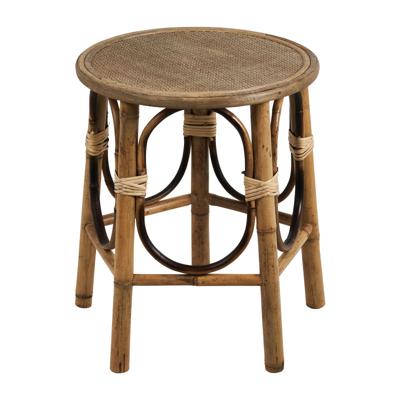 Bamboe bijzettafel rond - ø47x50 cm