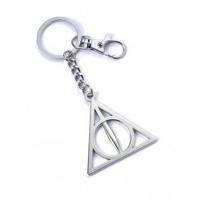 Harry Potter Keychain Deathly Hallows (Silver Plated)