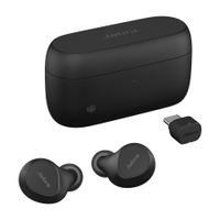 Jabra Evolve2 Buds In Ear oordopjes Bluetooth Stereo Zwart Ruisonderdrukking (microfoon), Noise Cancelling Oplaadbox, Microfoon uitschakelbaar (mute) - thumbnail