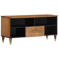 Tv-meubel 100x33x46 cm massief mangohout