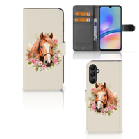 Telefoonhoesje met Pasjes voor Samsung Galaxy A05s Paard