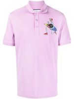 Philipp Plein polo à imprimé graphique - Violet