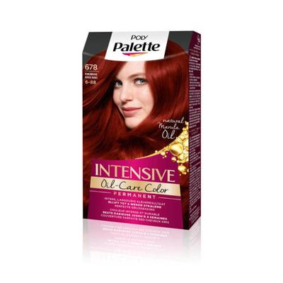 Schwarzkopf Poly Palette Basic haarkleuring - 678 Robijn Rood