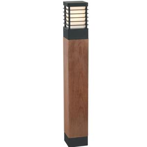 Franssen Tuinverlichting hout Selham 85cm zwart met houtbruin 3065