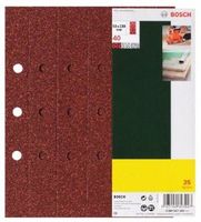 Bosch Accessoires 25-delige schuurbladenset 93 x 230 mm voor vlakschuurmachines, korrel 120 - 2607017106 - thumbnail