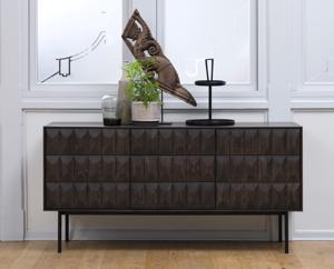 Dressoir Latina Espresso 3 Delen - Giga Living