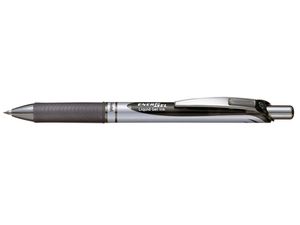 Pentel Energel XM Klick Intrekbare pen met clip Zwart 12 stuk(s)