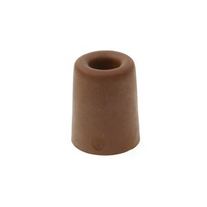 Rubberen deurstop / deurbuffer 50 x 30 mm terracotta bruin   -