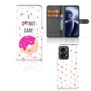 OnePlus Nord 2T Book Cover Donut Roze