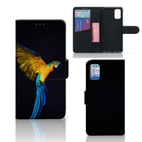 Samsung Galaxy A41 Telefoonhoesje met Pasjes Papegaai