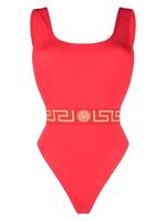 Versace maillot de bain à taille Greca - Rouge - thumbnail